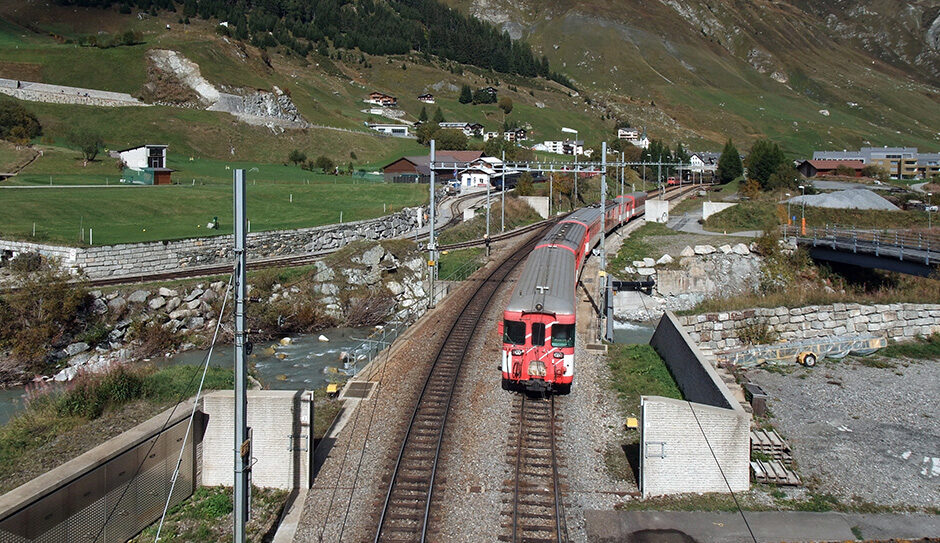 Realp – Furka base tunnel by Kecko is licensed under CC by 2.0