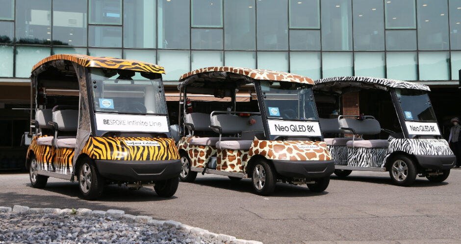 safari themed golf carts