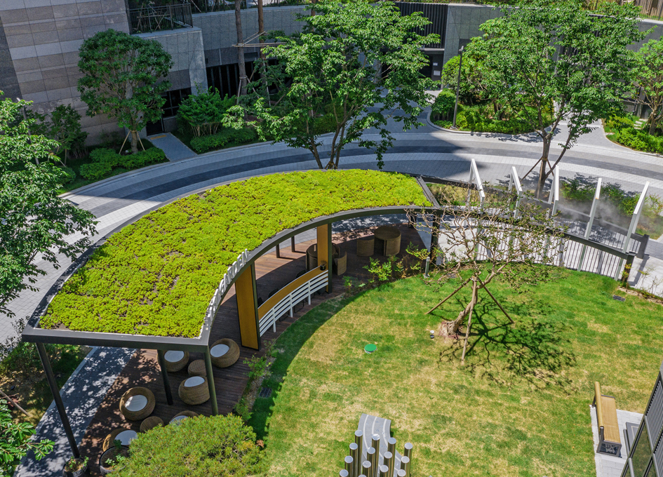 The Mist Garden in Dongnae Raemian won the space and architecture category in the 2023 Asia Design Prize.