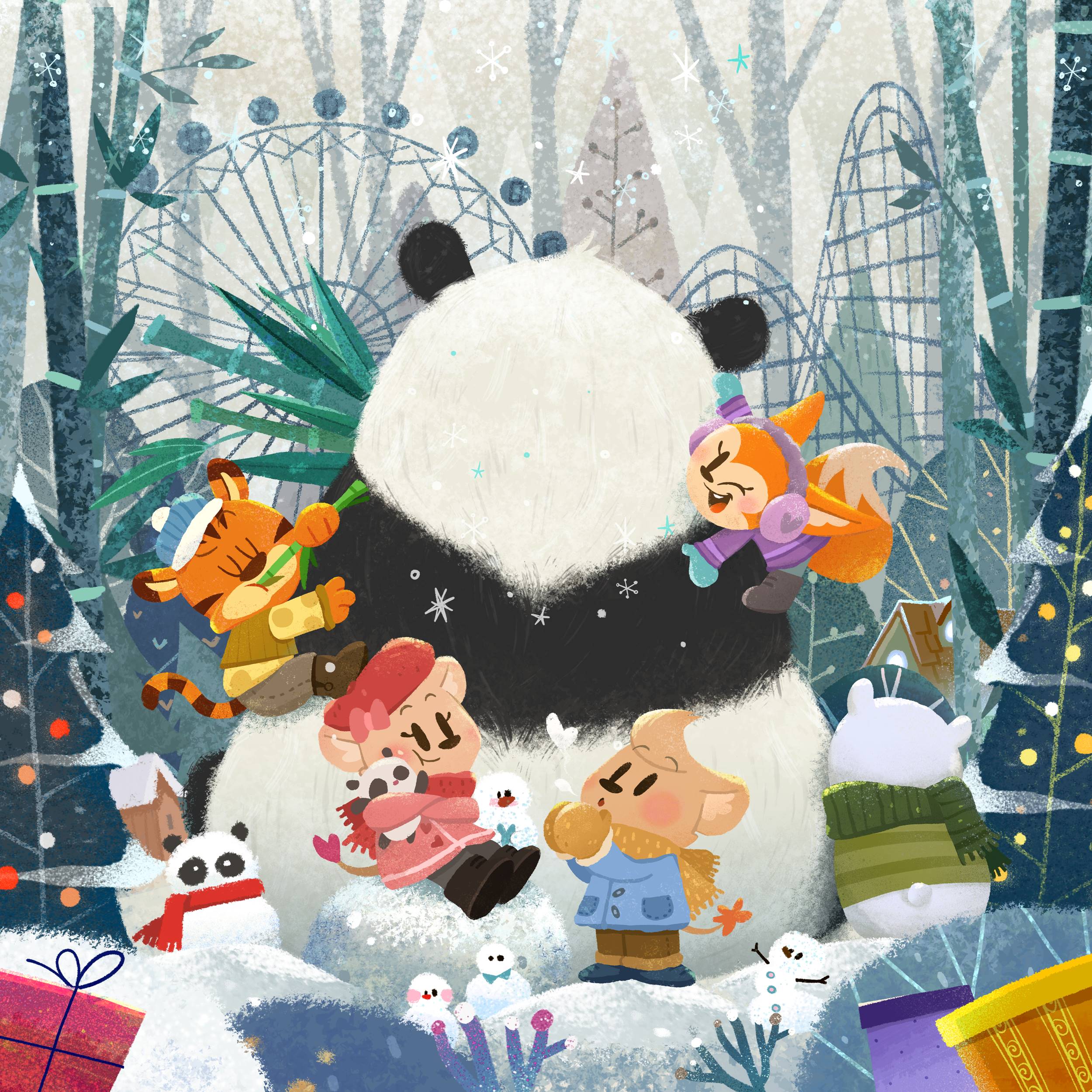 With parades and live shows, families can enjoy Christmas with the Bao Family in Wintertopia.