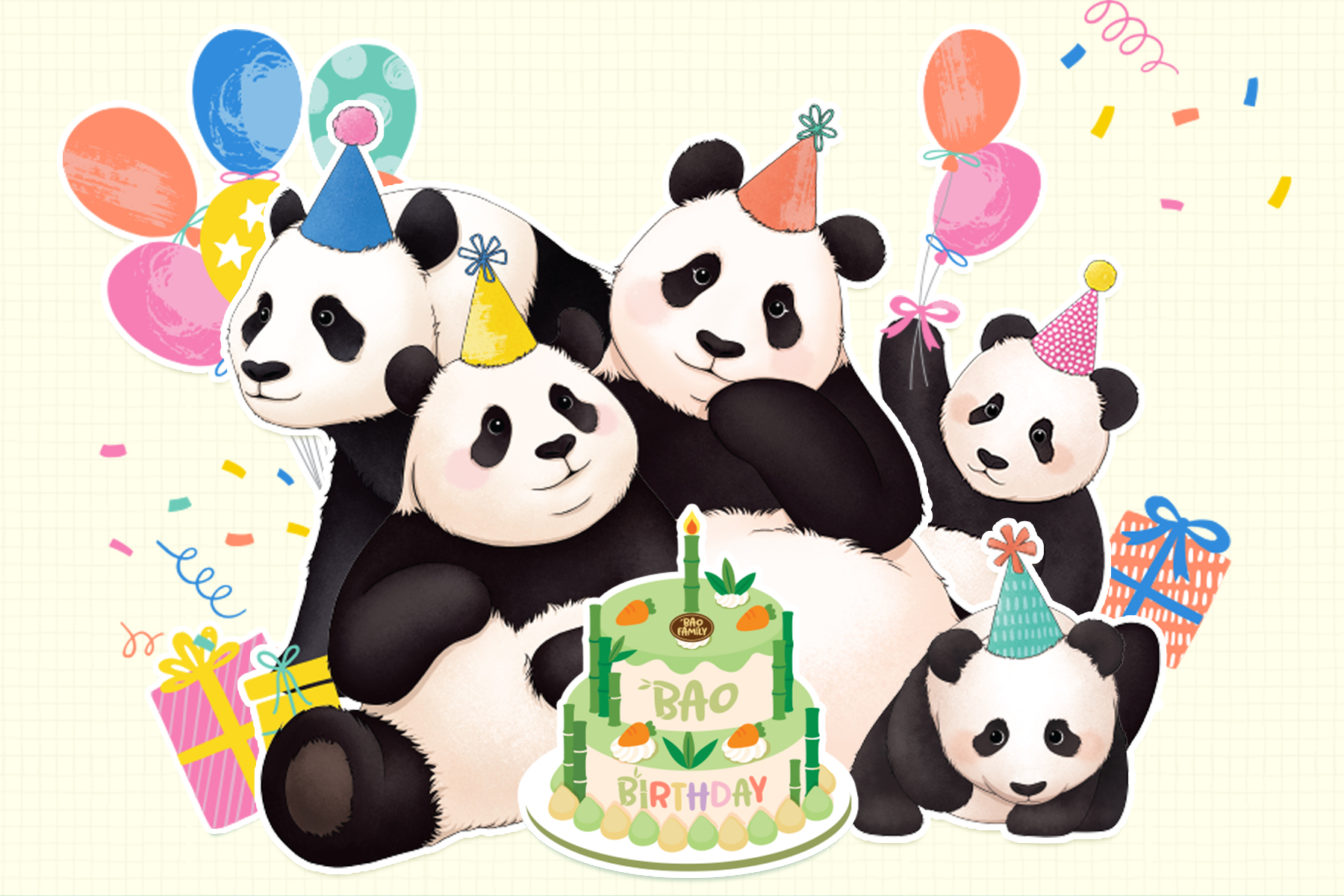 You're invited to the Bao Family's Panda Birthday celebrations this July at Everland!