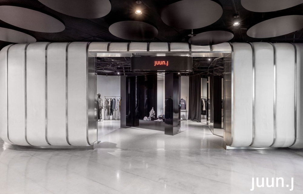 A futuristic facade: Juun.J’s SKP pop-up store in Beijing, China