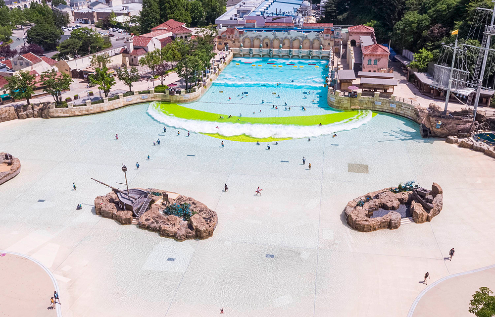 Caribbean Bay’s Wave Pool makes a splash with massive artificial waves and open space for spring adventures