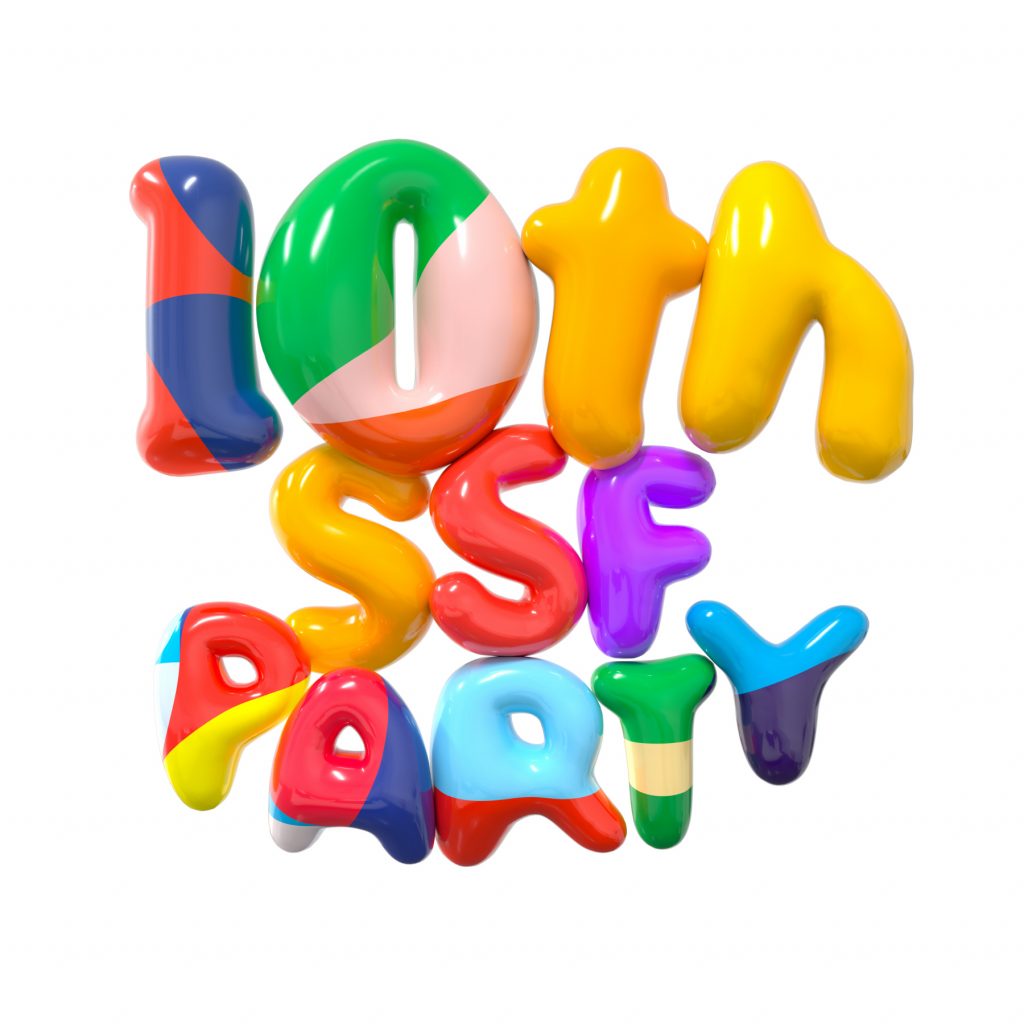 SSF샵 10주년 파티 로고
