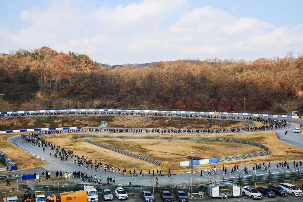 에버랜드 스피드웨이에서 진행된 '2025 에버랜드 10K 서킷런' 대회
