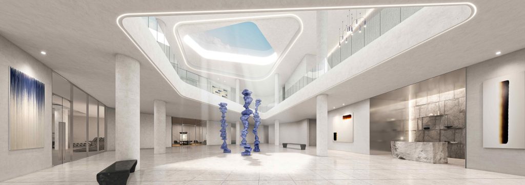 래미안 와이츠 커뮤니티 로비