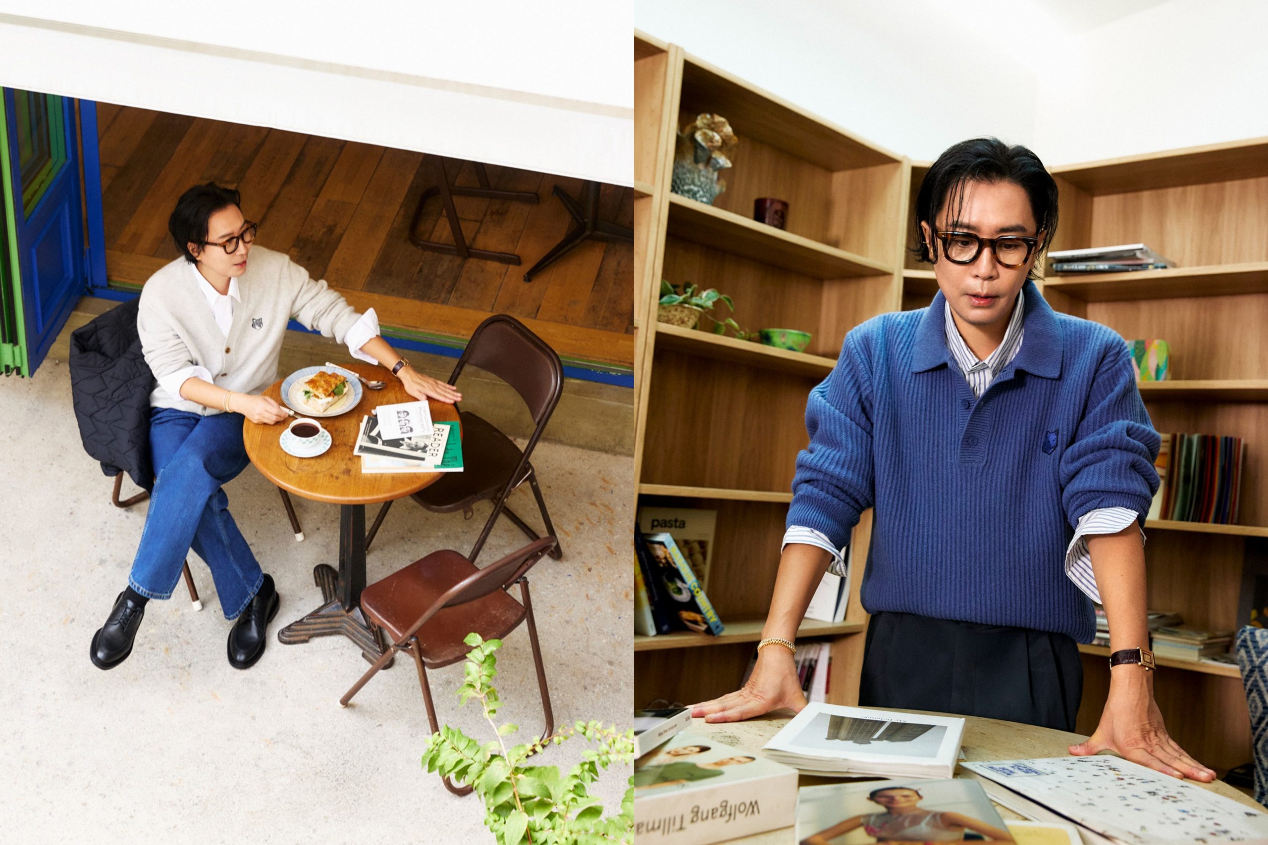 니트, 스웨트셔츠, 후디 등 의류 구성, SSF샵과 전국 메종키츠네 매장에서 판매