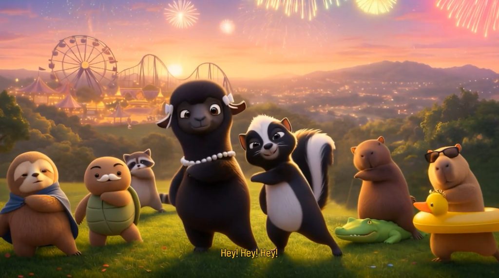 뿌빠타운 동물 애니메이션