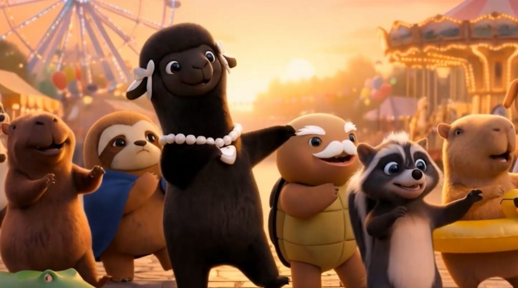 뿌빠타운 동물 애니메이션