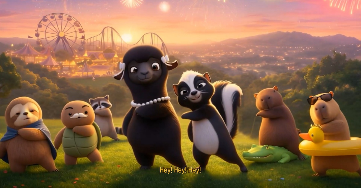 뿌빠타운 동물 애니메이션