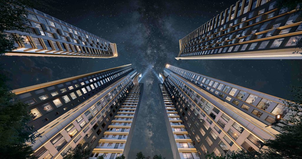 래미안 일루체라 야간 투시도