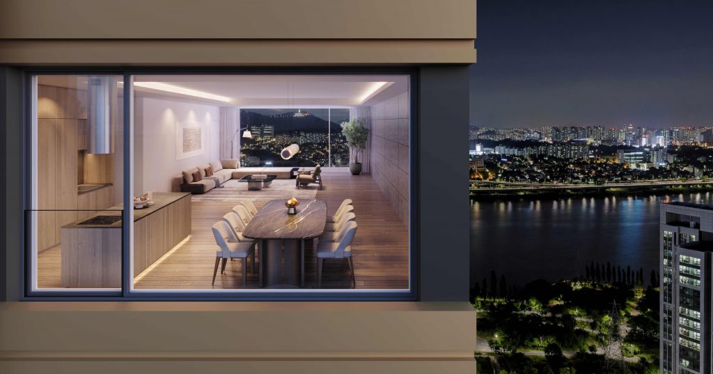 조망 특화 평면으로 누리는 한강 조망