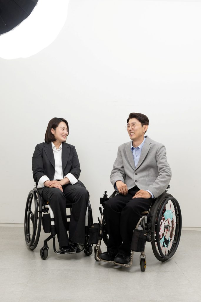 삼성물산 패션부문의 하반기 기부 하티스트 의류 화보