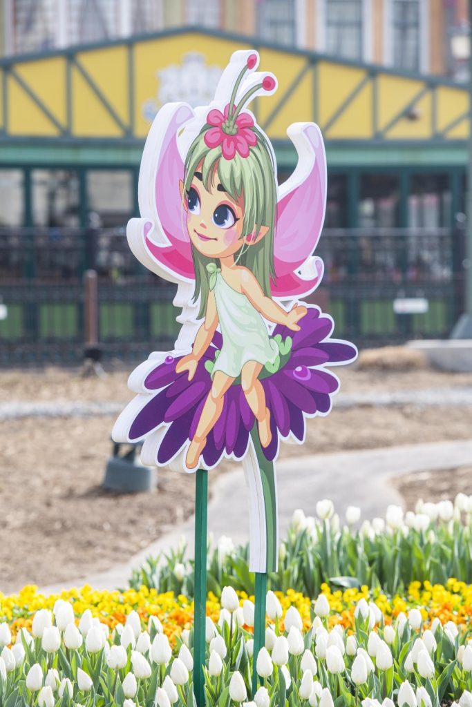 Who let the fairies in? There are 120 delightful sprites in the Four Seasons Garden.