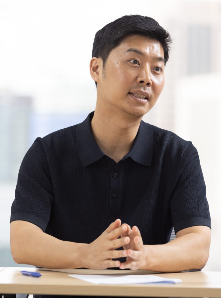 Sunil Jang, Manager of Samsung C&T’s Mining Materials Group, speaking during an interview at the Seoul office