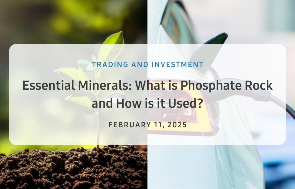 Phosphate rock as a critical raw material supporting agricultural and industrial supply chains